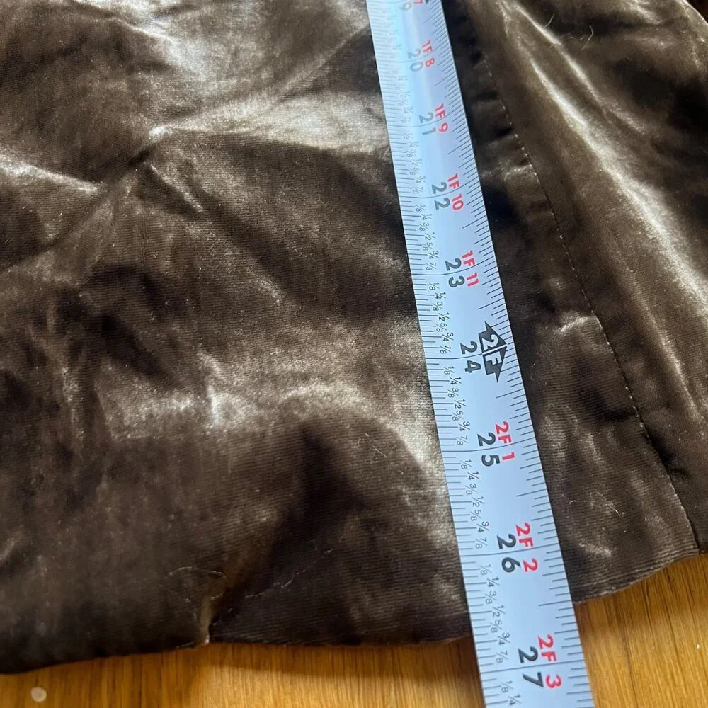 Anthropologie Dark Brown Velvet Blazer - Picture 11 of 16
